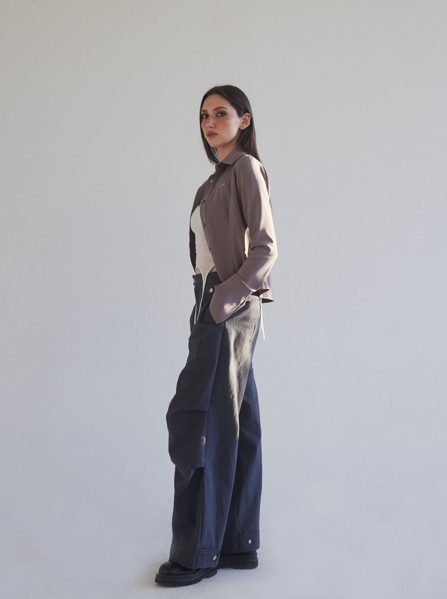 NICOLA shirt - desert taupe