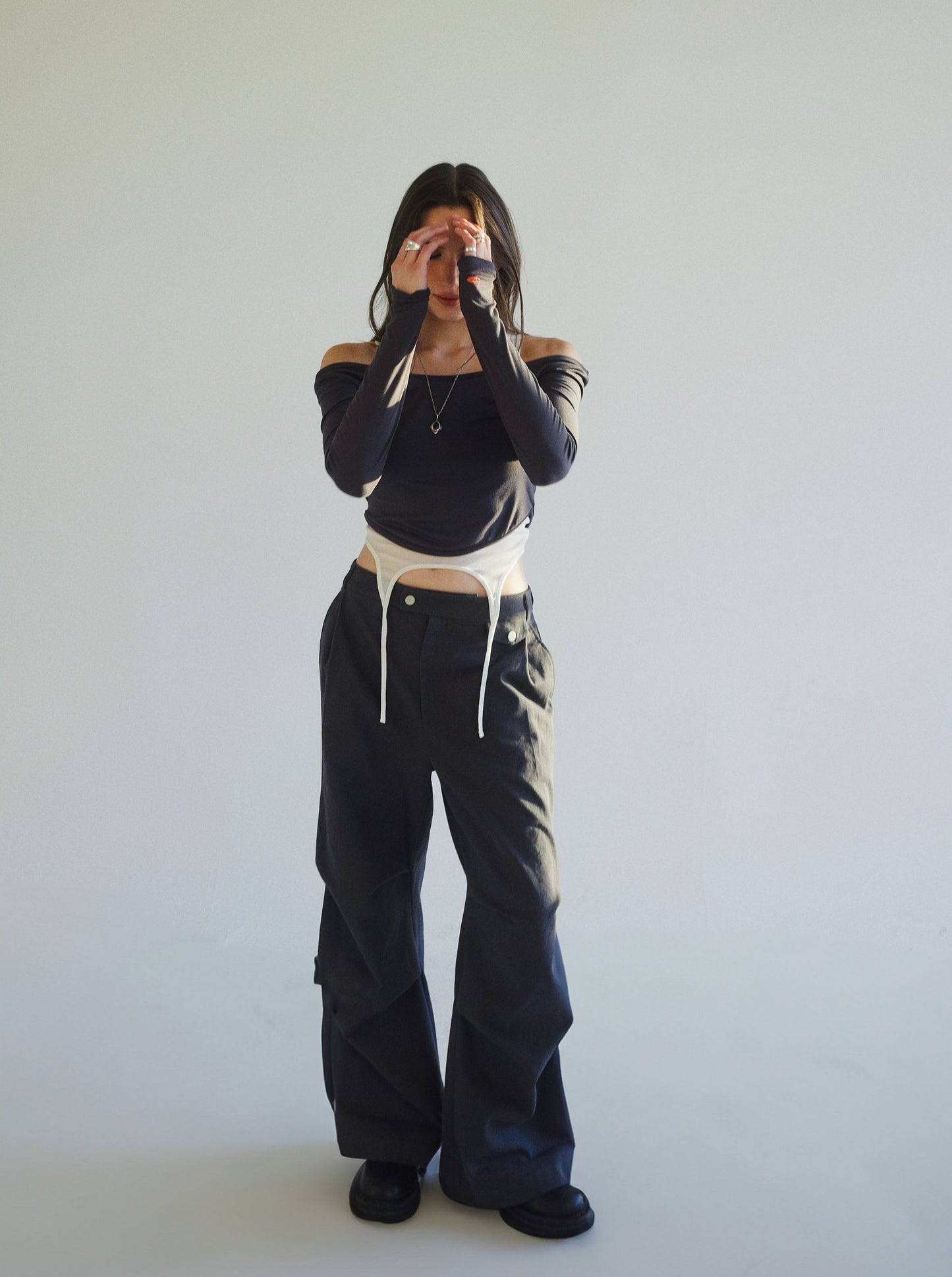 *2nd restock* SARAH long sleeve tee - storm