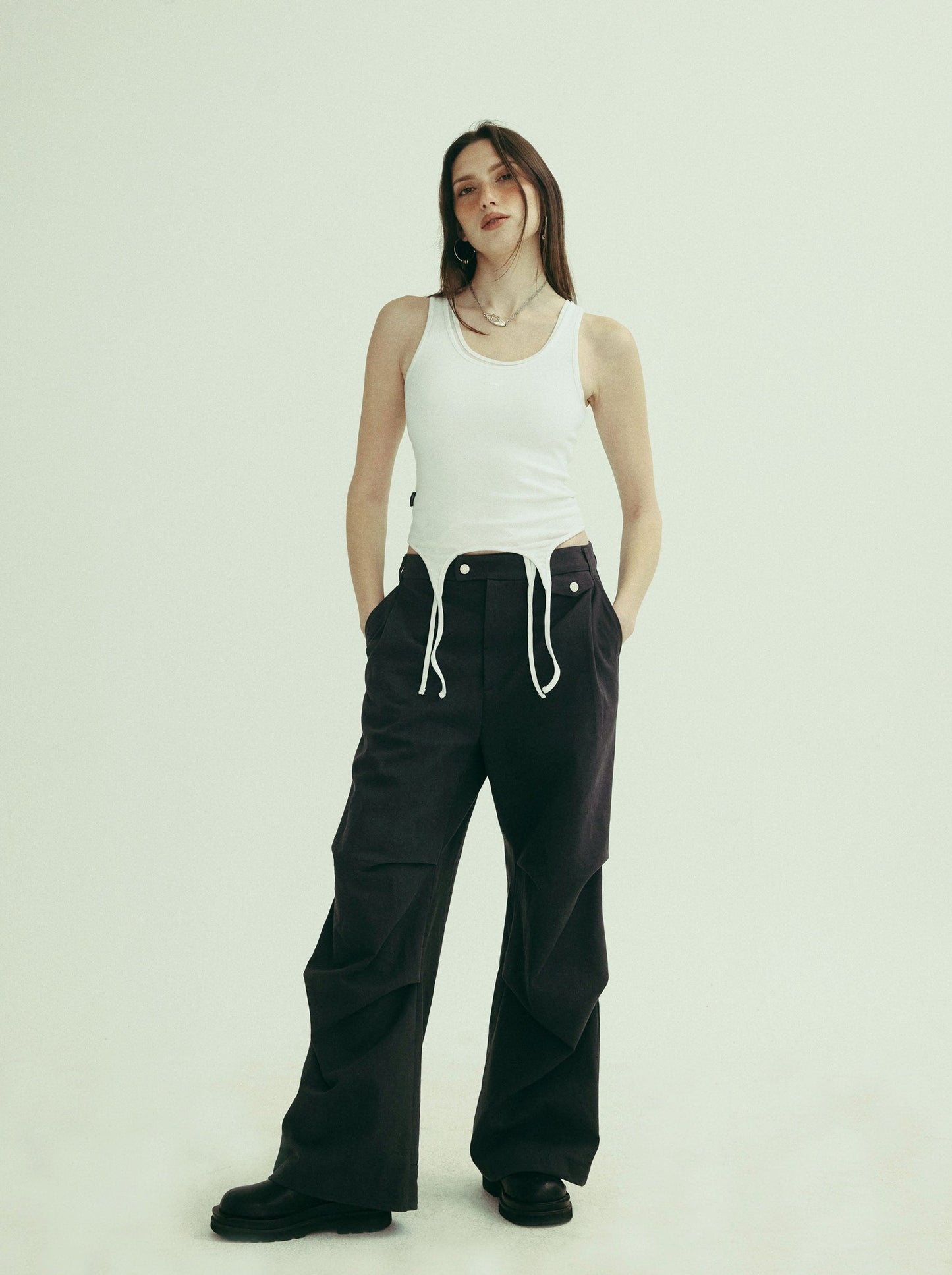 JUSTINE tank - blanc