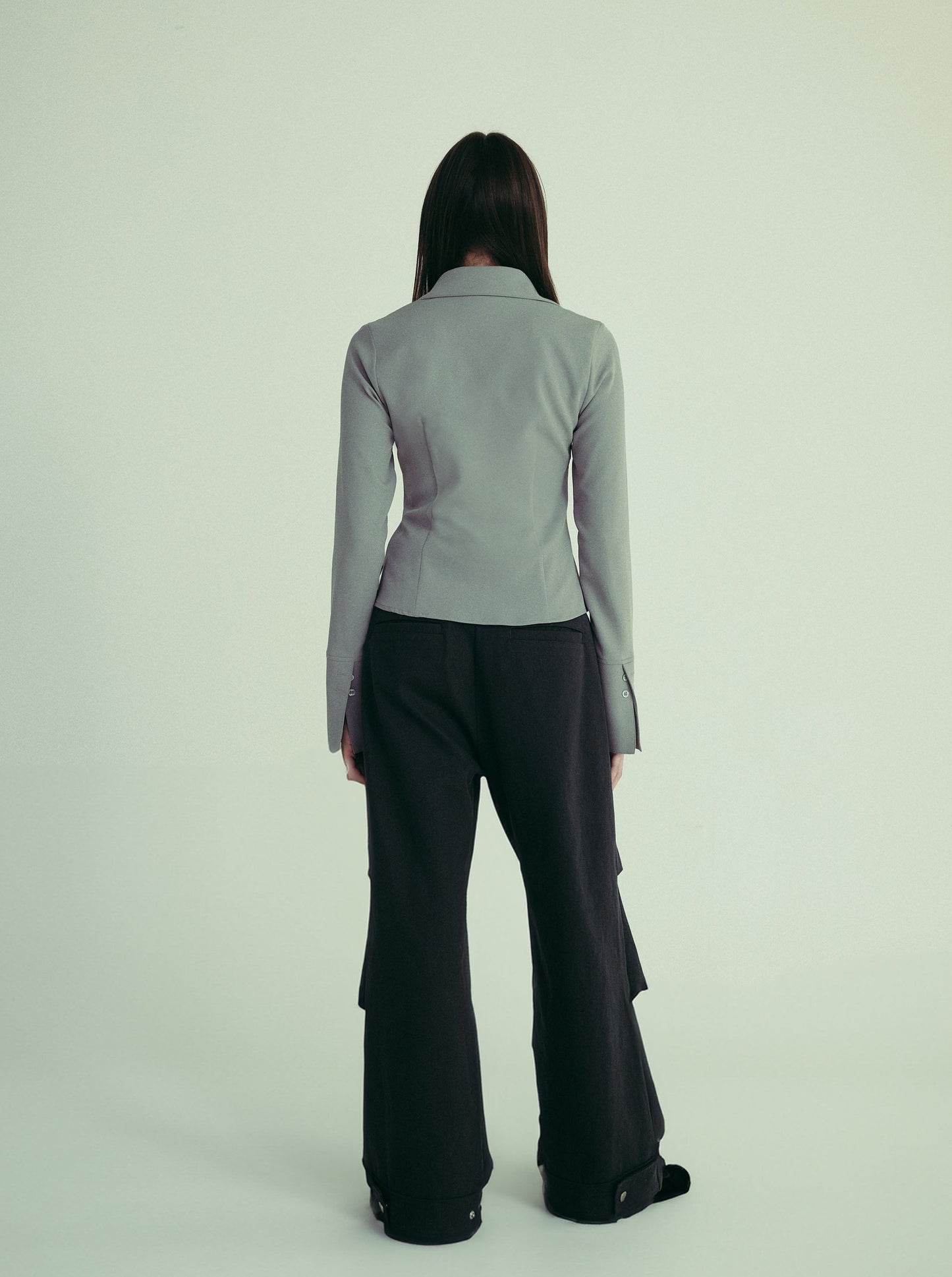 NICOLA shirt - ice grey