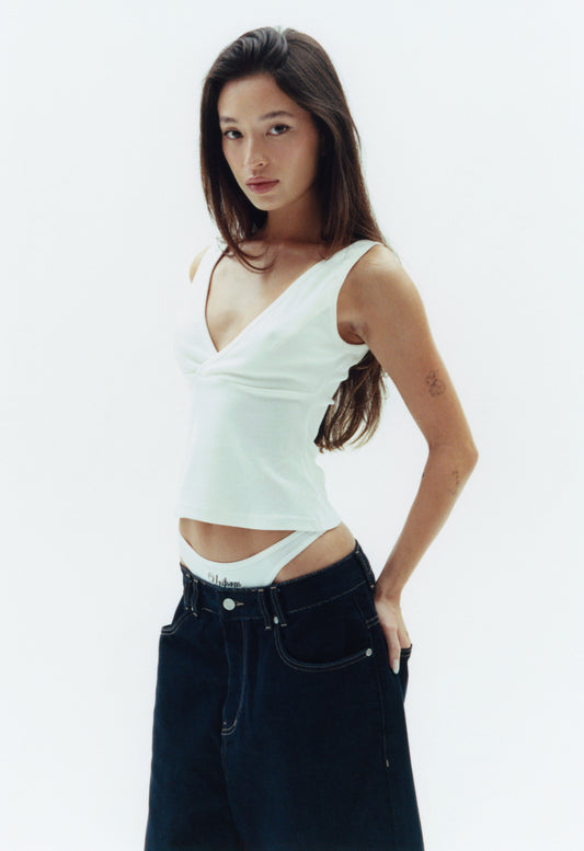PERETTI TOP - cream