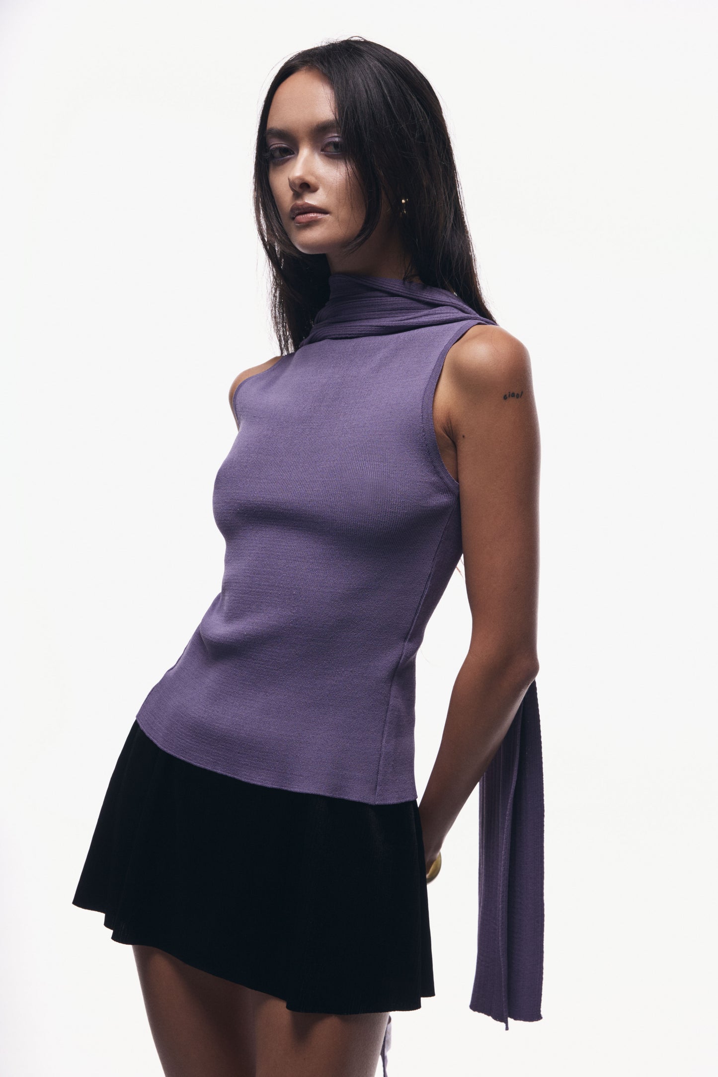 MATERA top - orchid purple
