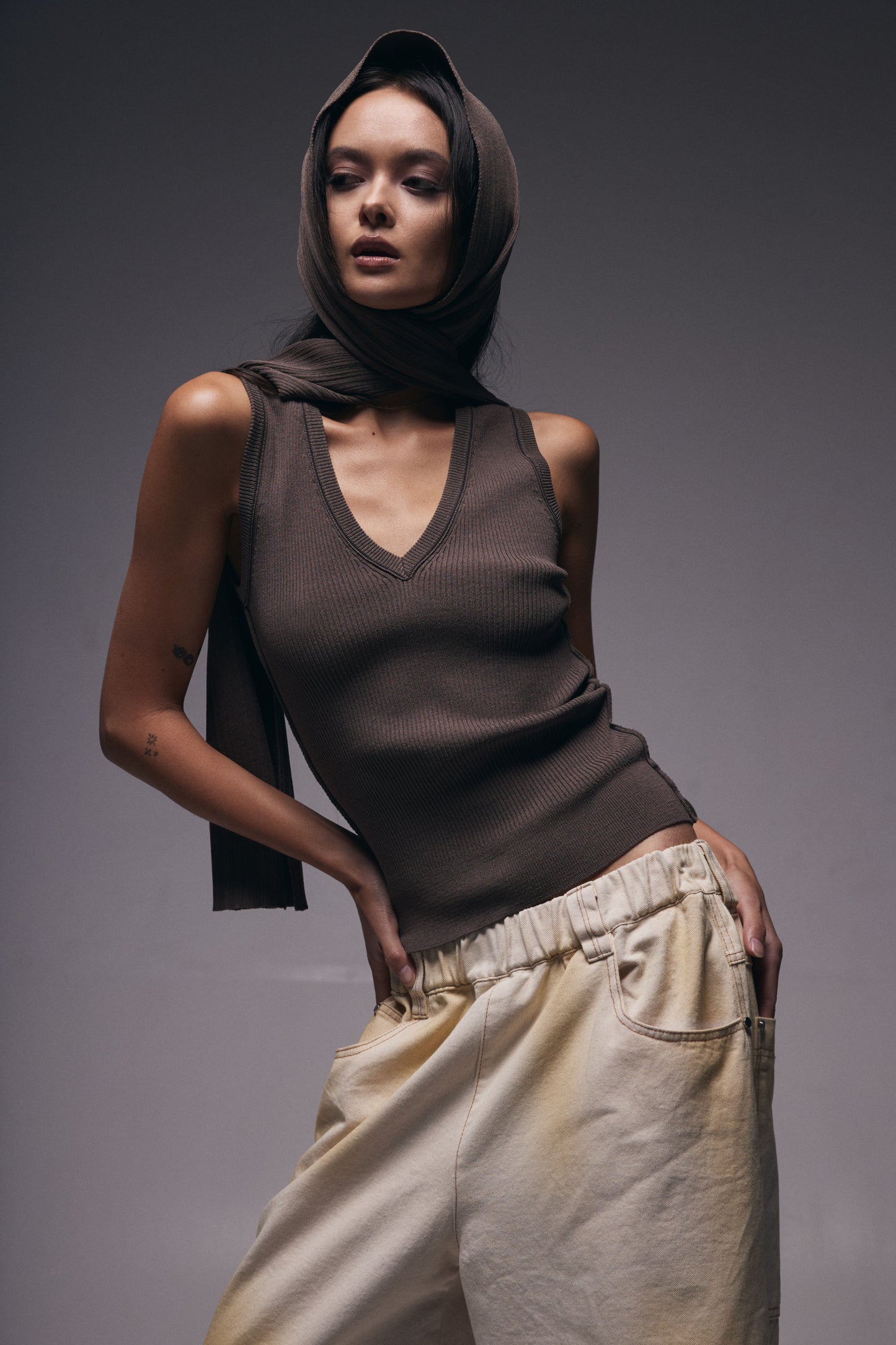 TURI scarf - driftwood