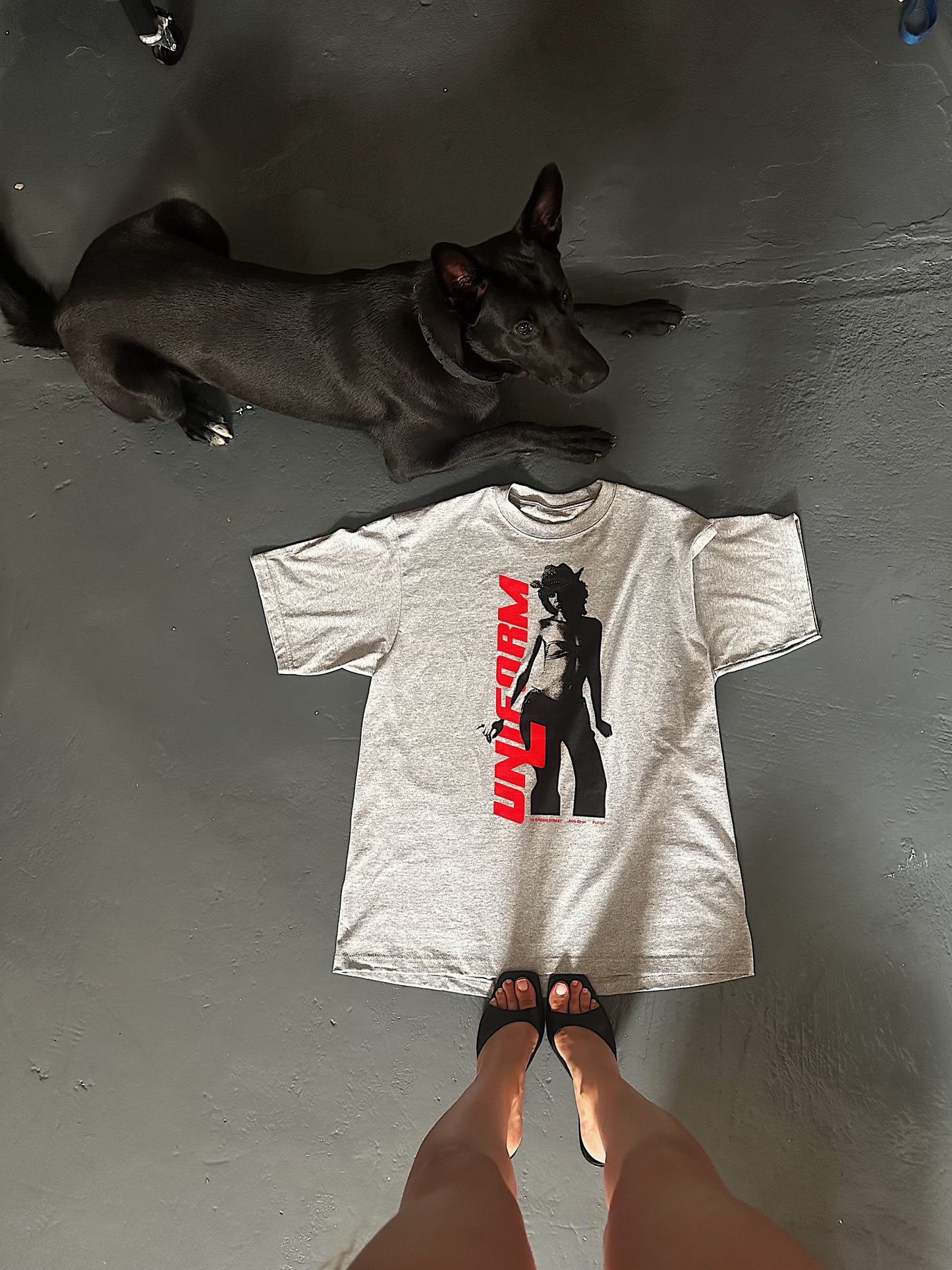 UP girl t-shirt - heather grey