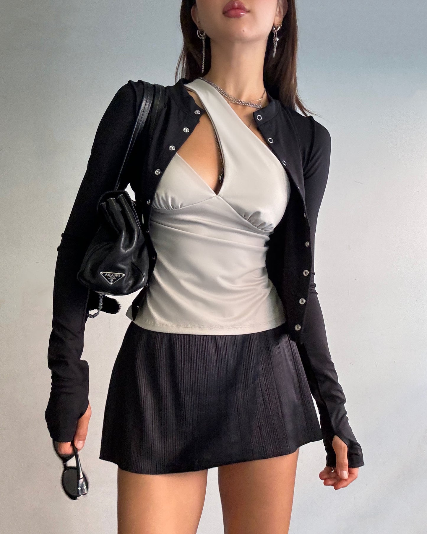 CRYS cardigan - onyx