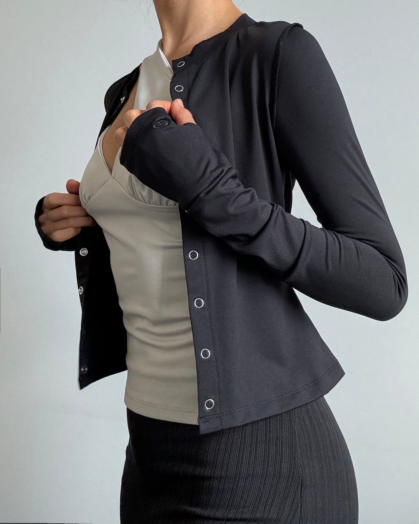 CRYS cardigan - onyx