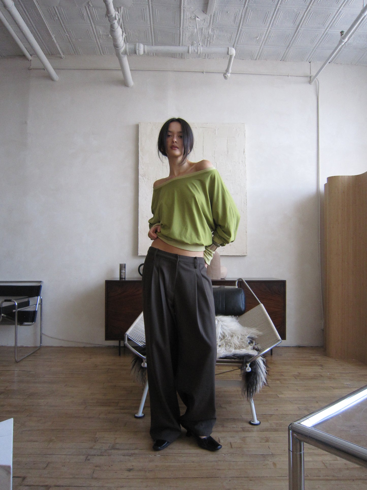 *5th restock* CARMEN top - pistachio