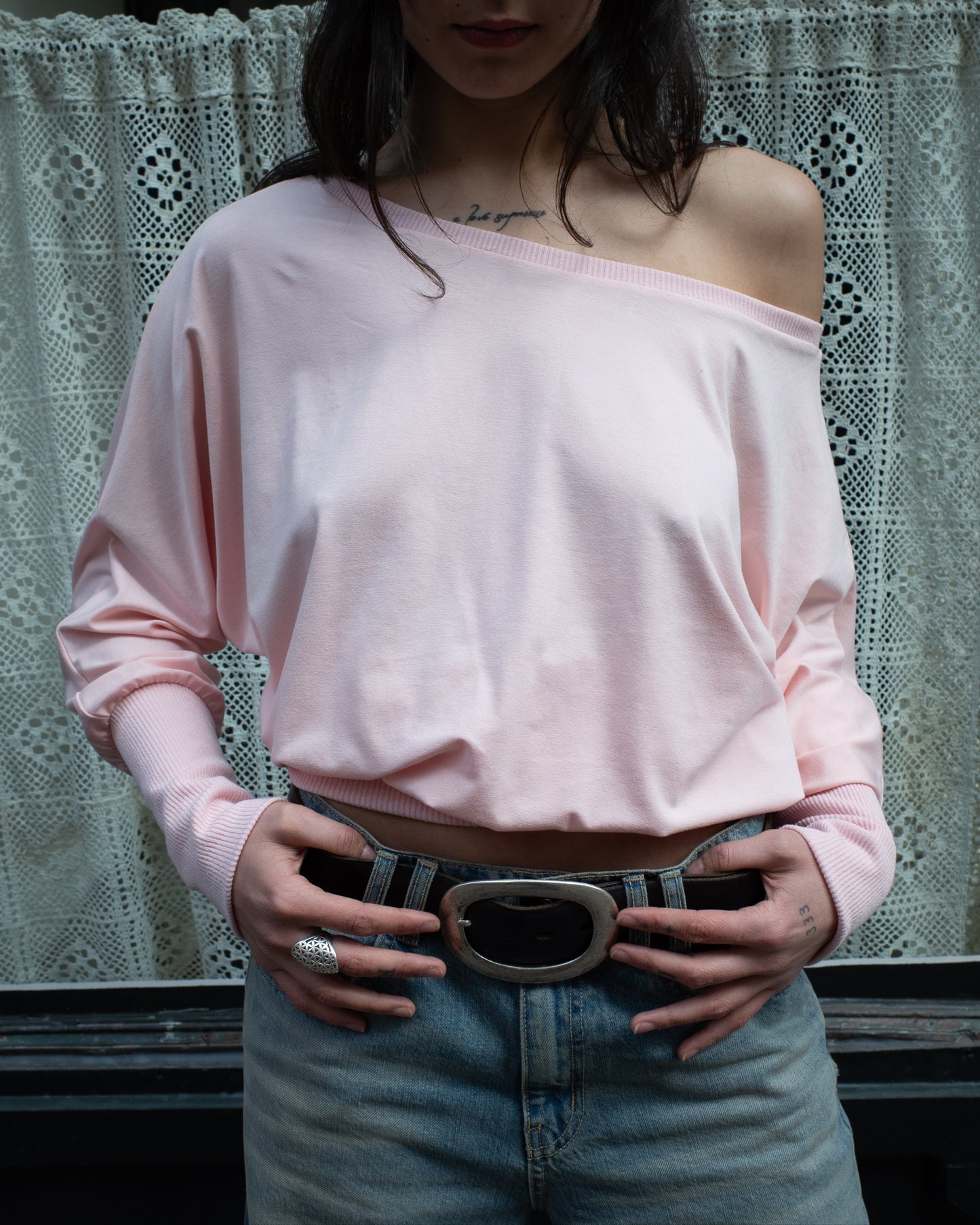 *new color* CARMEN top - powder pink