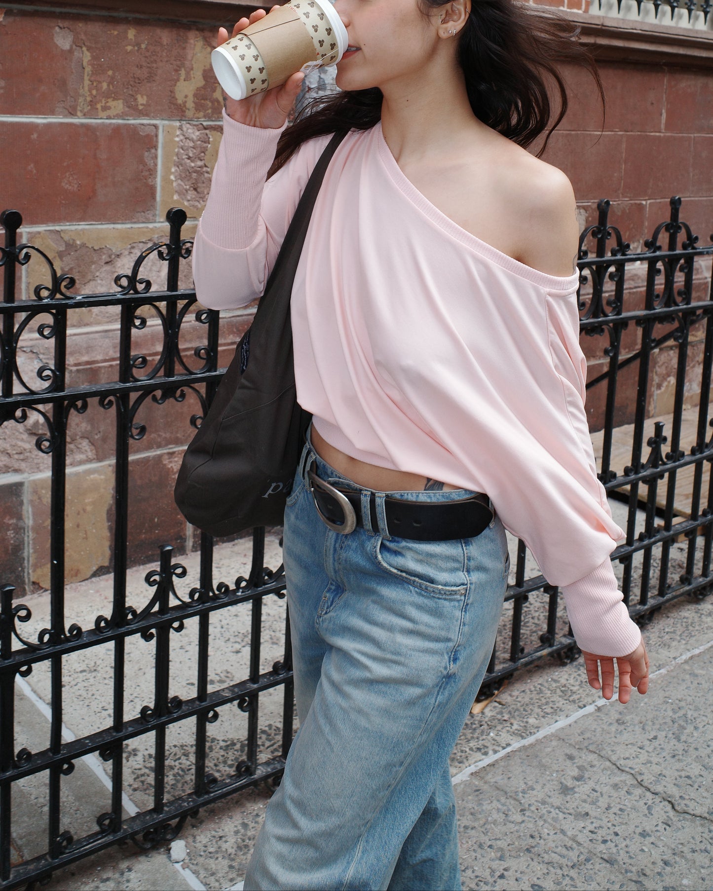 *new color* CARMEN top - powder pink