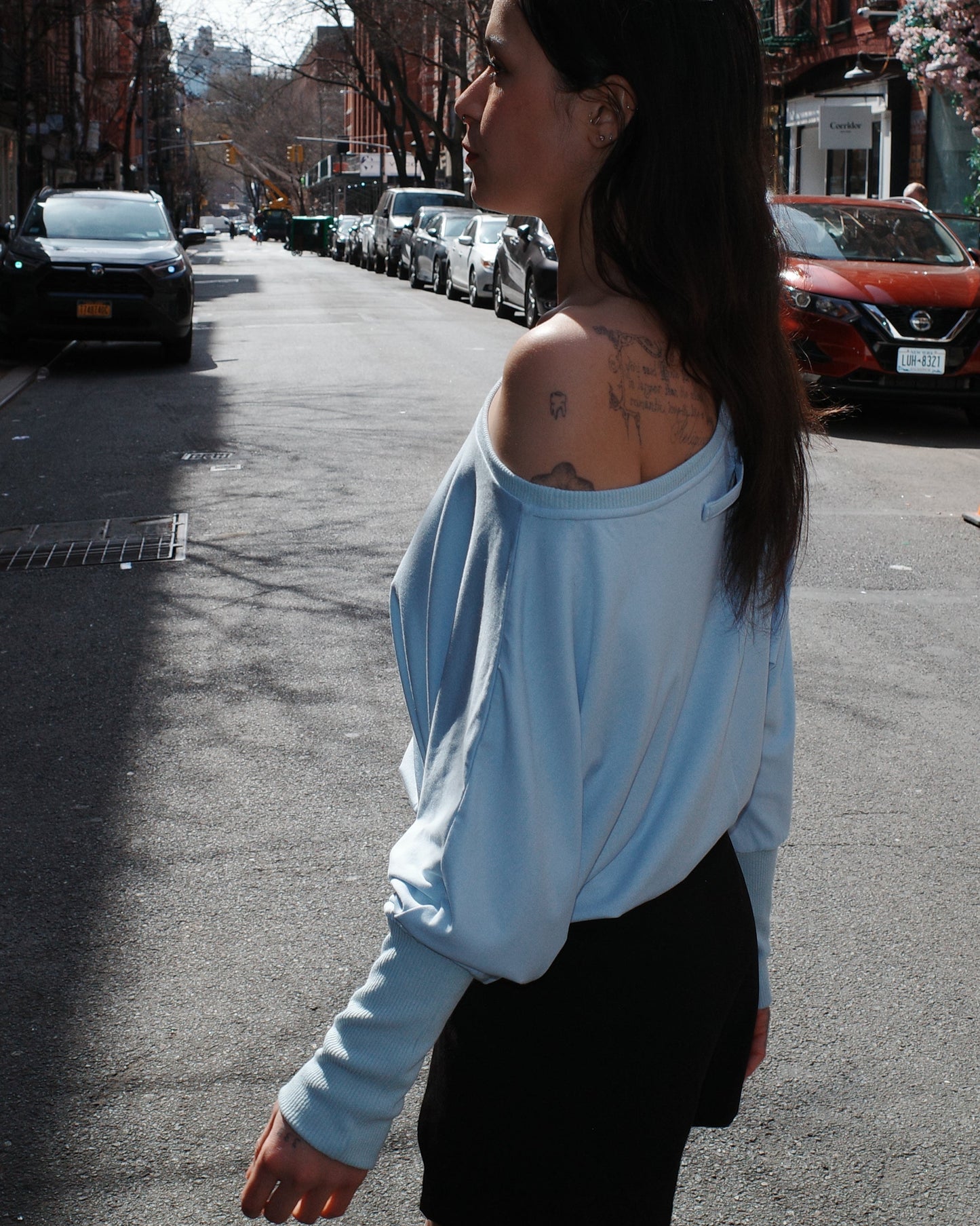 *2nd restock* CARMEN top - vintage blue