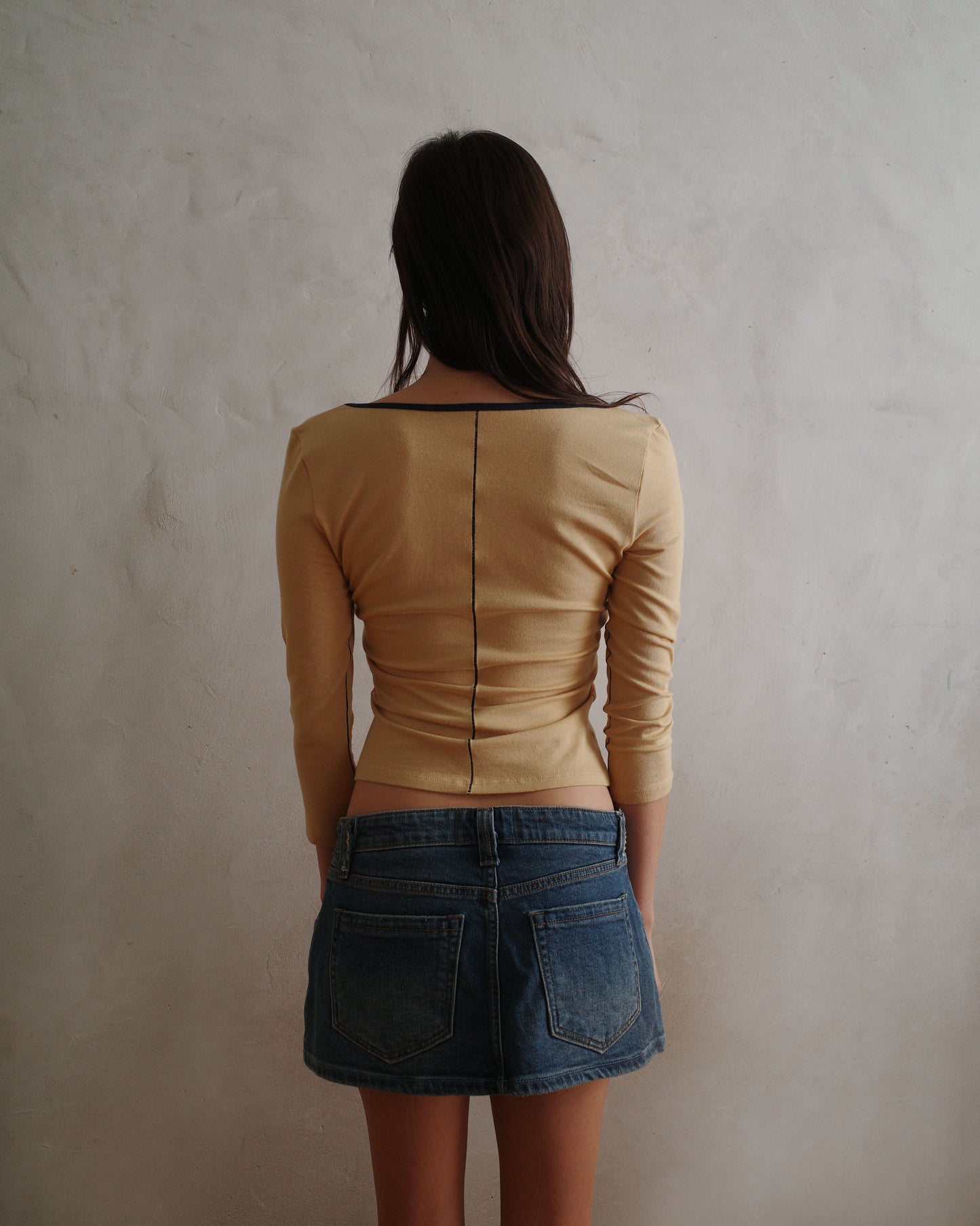 DAISY top - yellow - uniform person