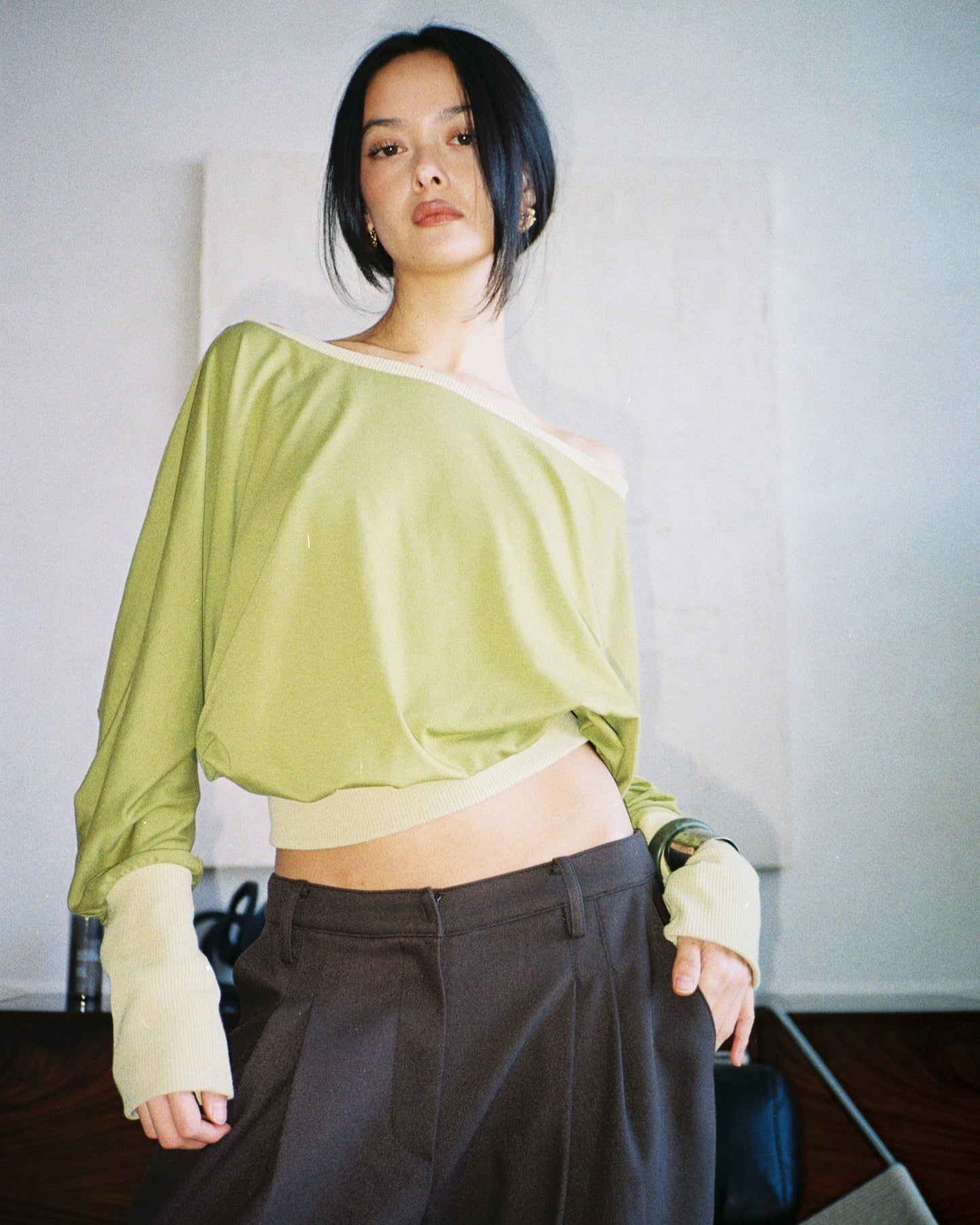 *5th restock* CARMEN top - pistachio