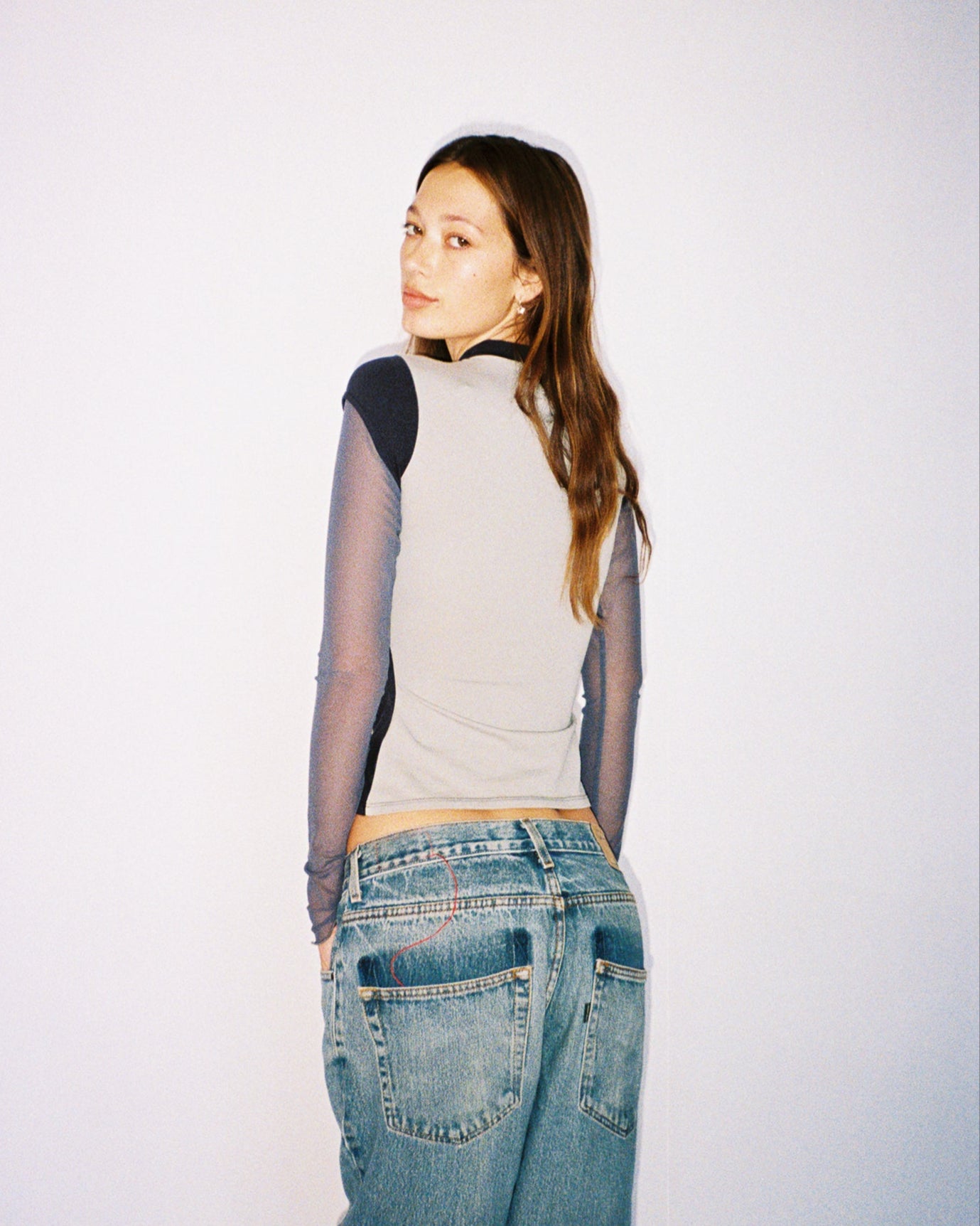 ALYX layered long sleeve - city blue