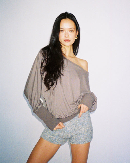 *5th restock* CARMEN top - nice grey