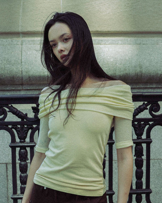 *2nd restock* MISTY top - canary yellow