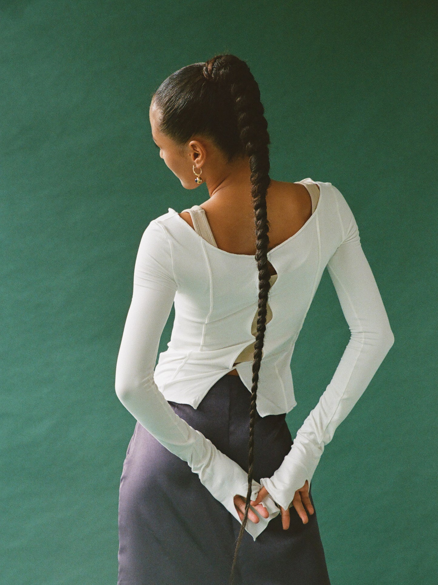 ISA pique tank top - oatmeal