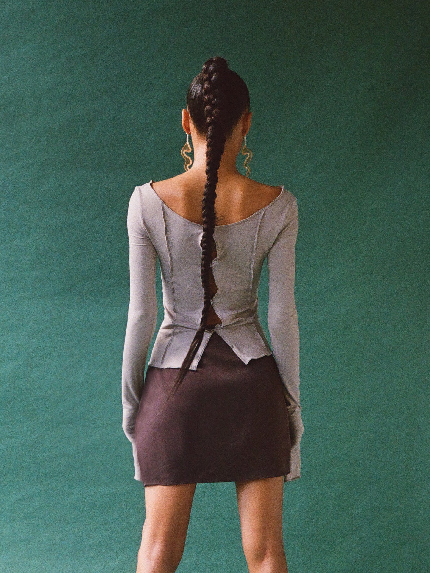 BELLA reversible top - cocoa