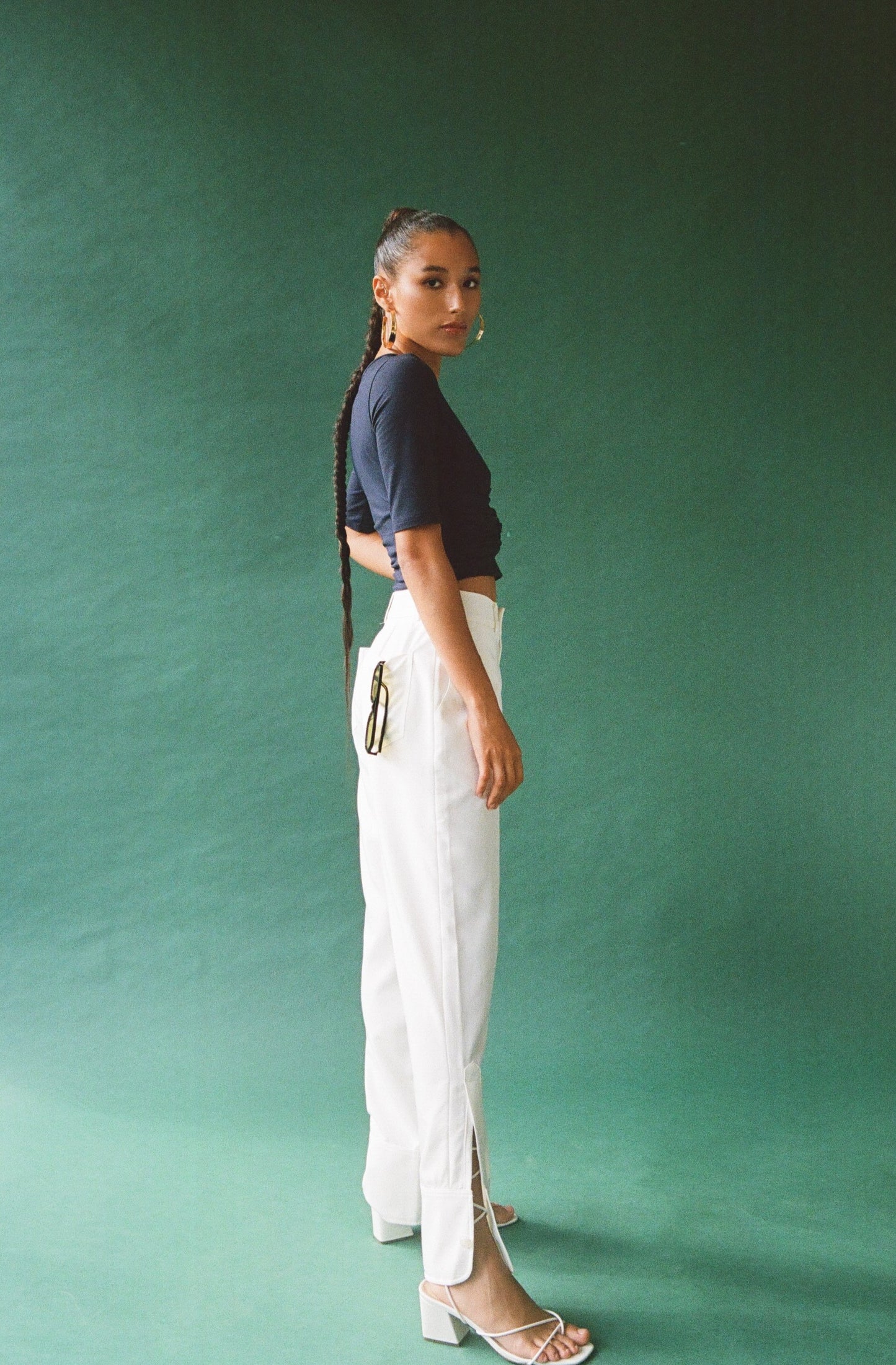 VALLE top - navy