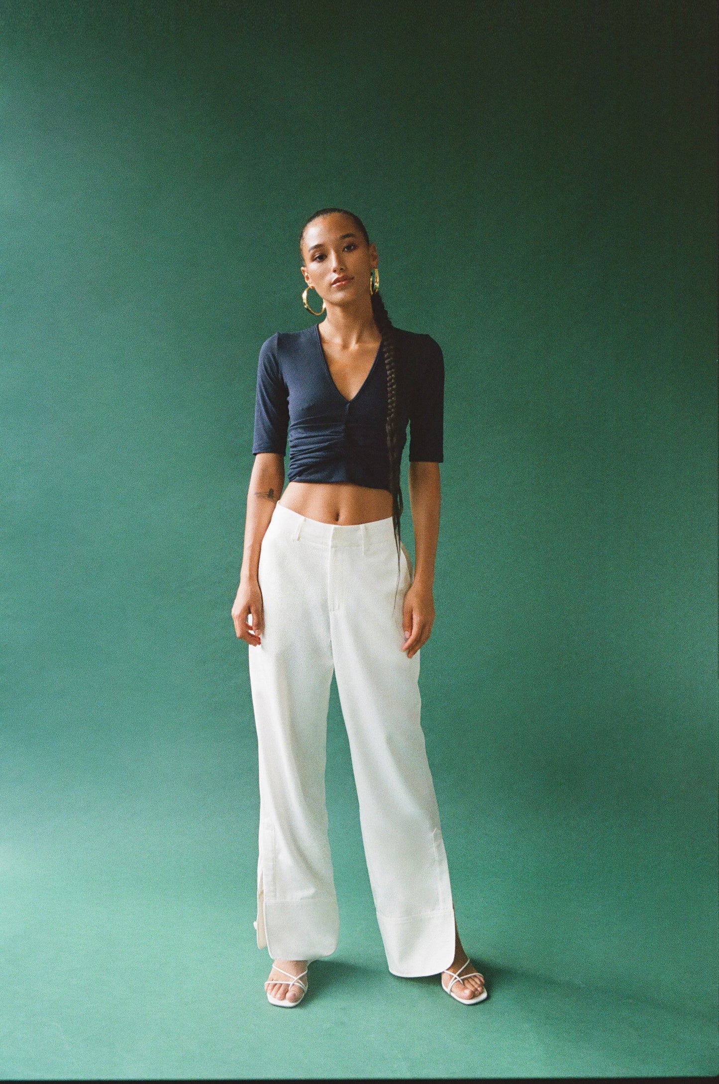 VALLE top - navy