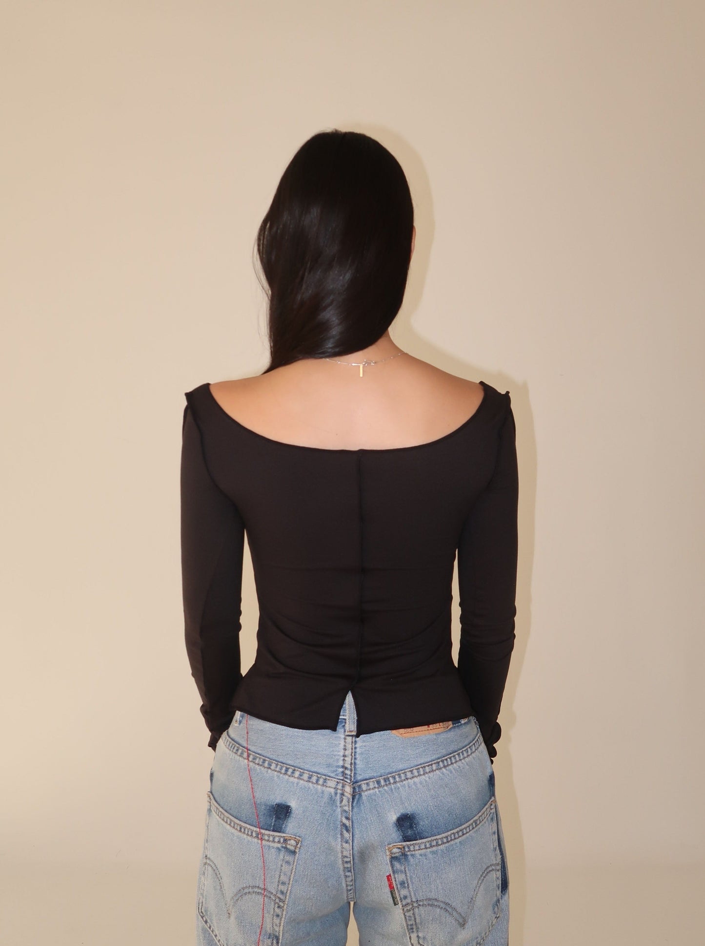 *3nd reorder* LAGOM LITE reversible top - black