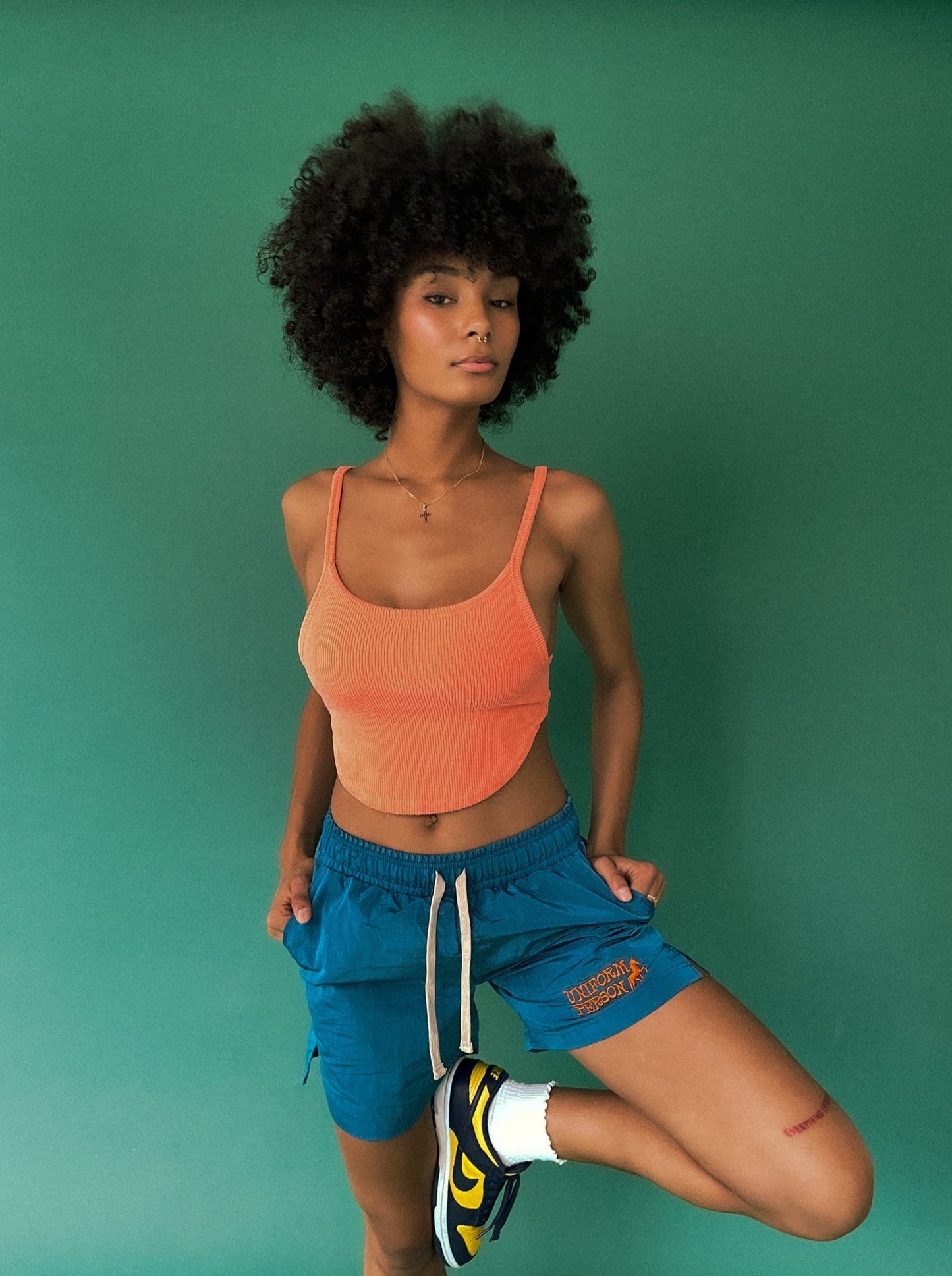 MEL top - orange soda