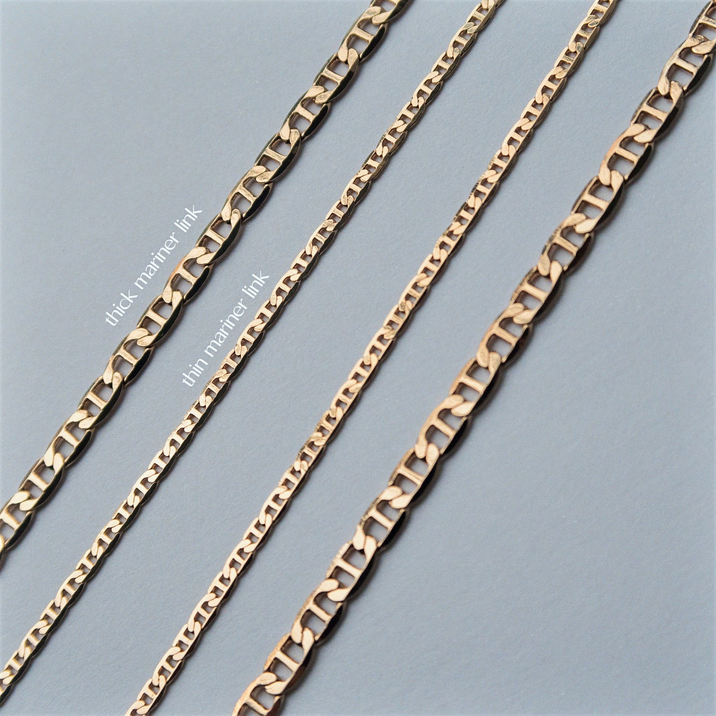 gold mariner link (thick)