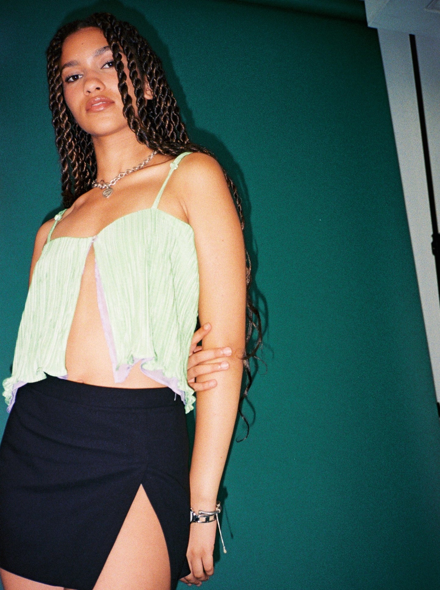 LILY top - lime