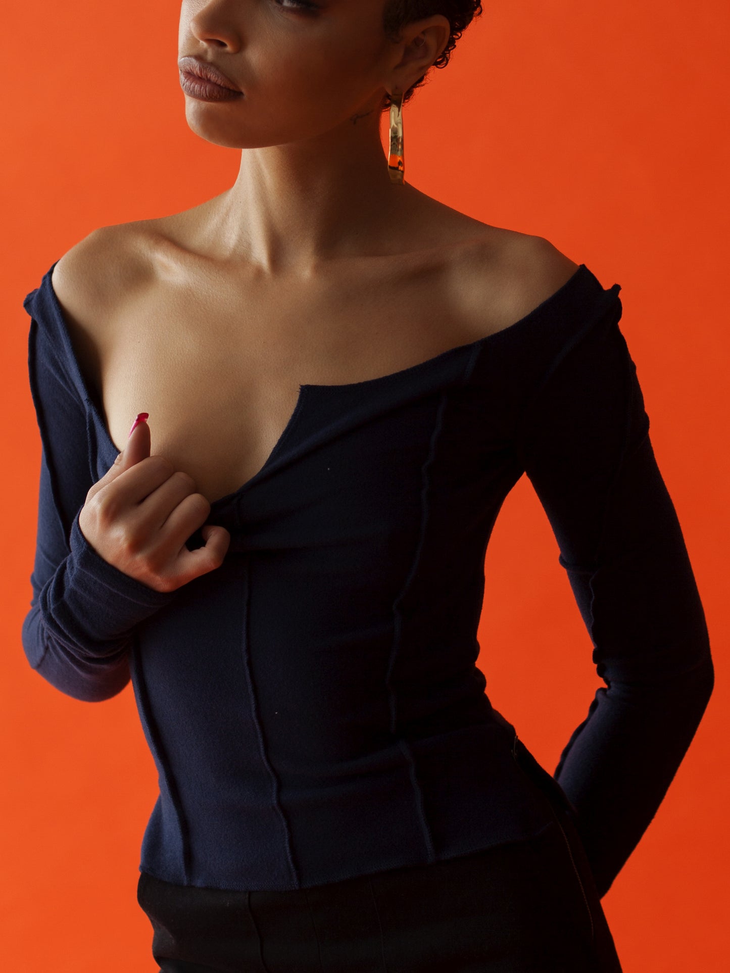 LAGOM reversible top - navy
