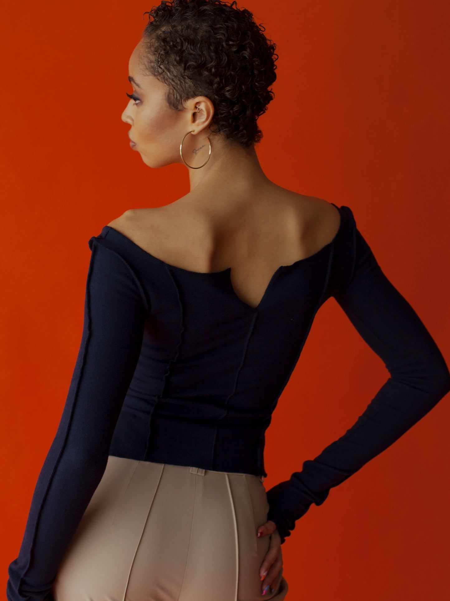 LAGOM reversible top - navy