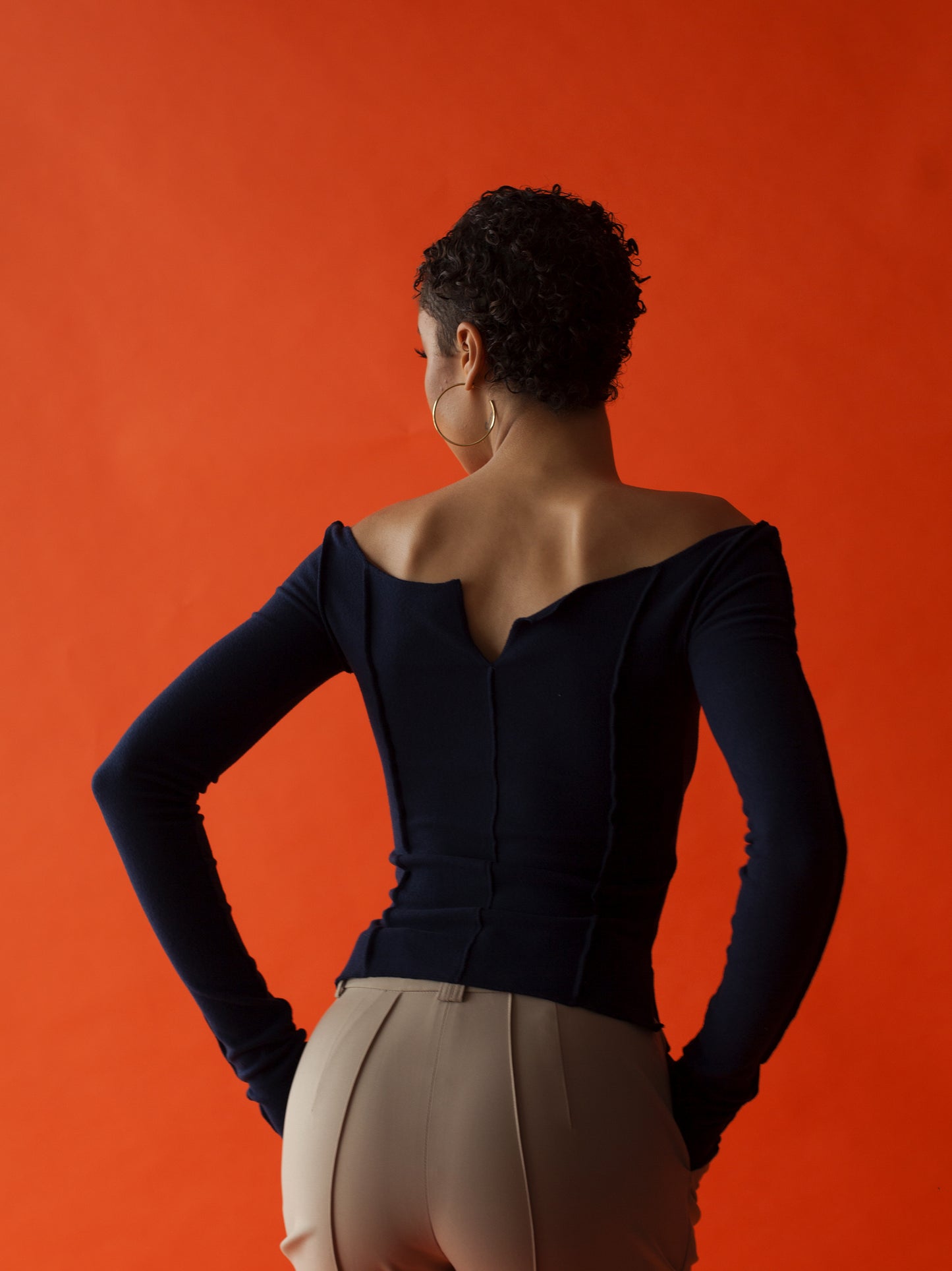 LAGOM reversible top - navy