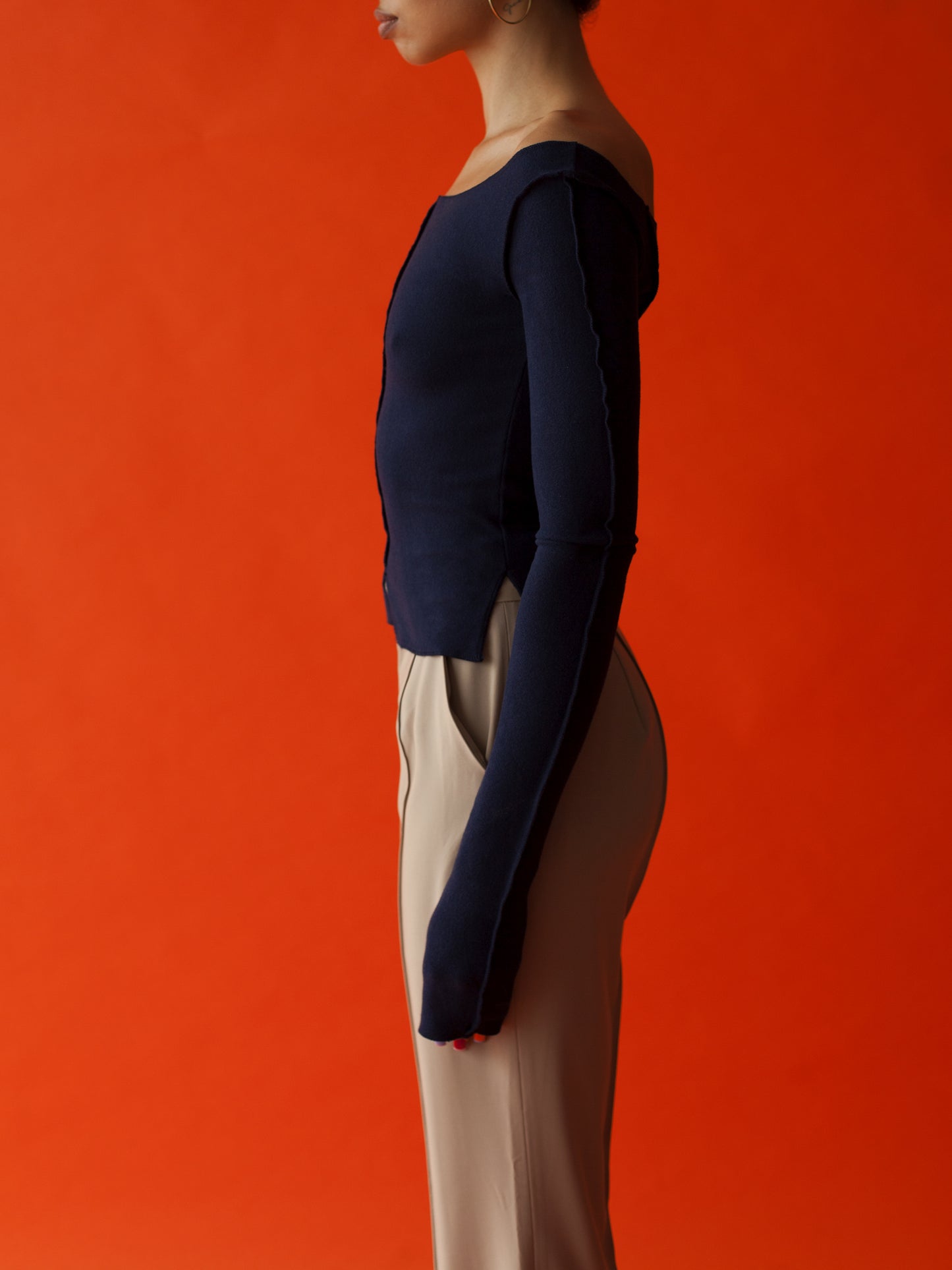 LAGOM reversible top - navy
