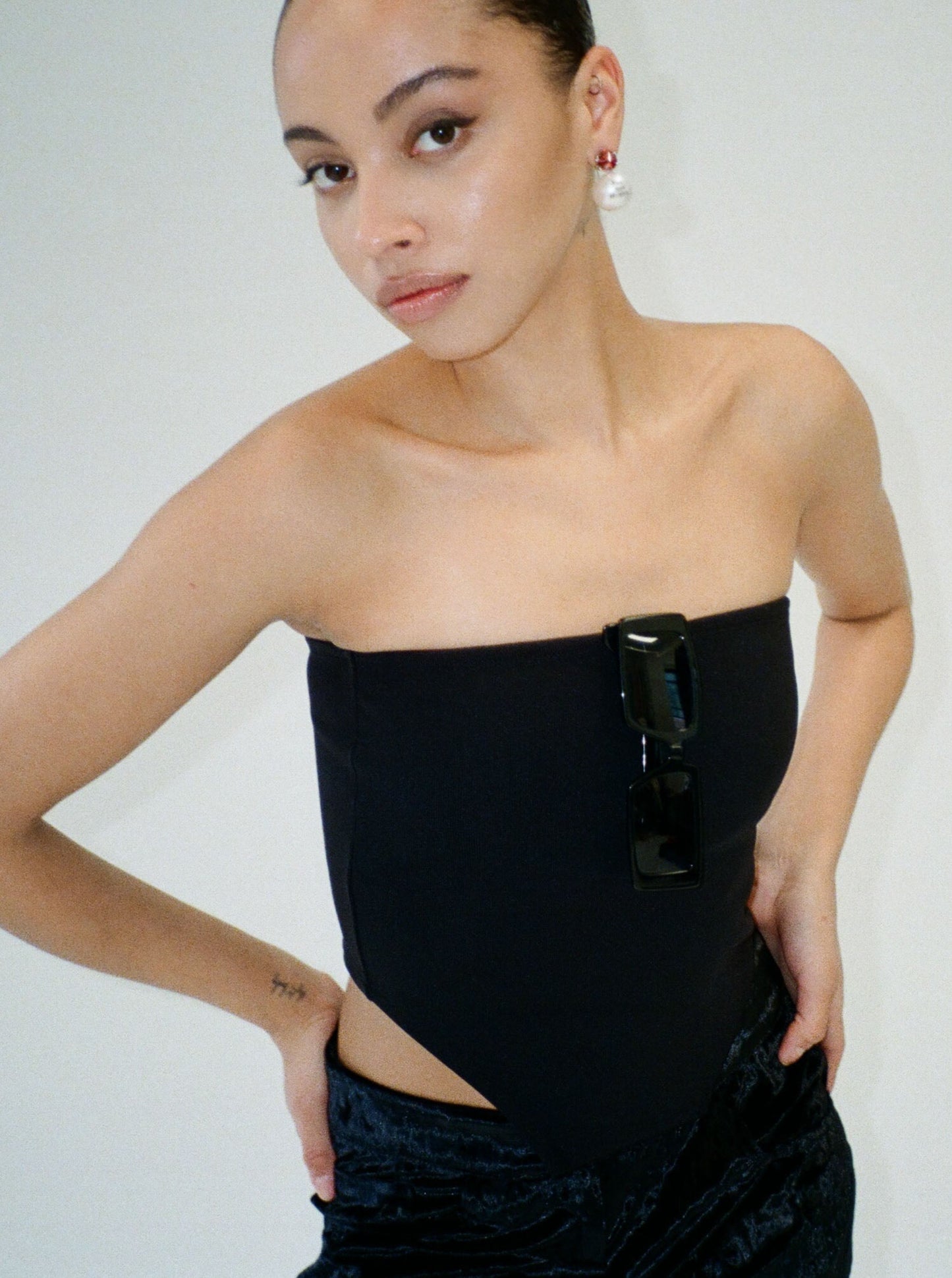 YOKO tube top - black
