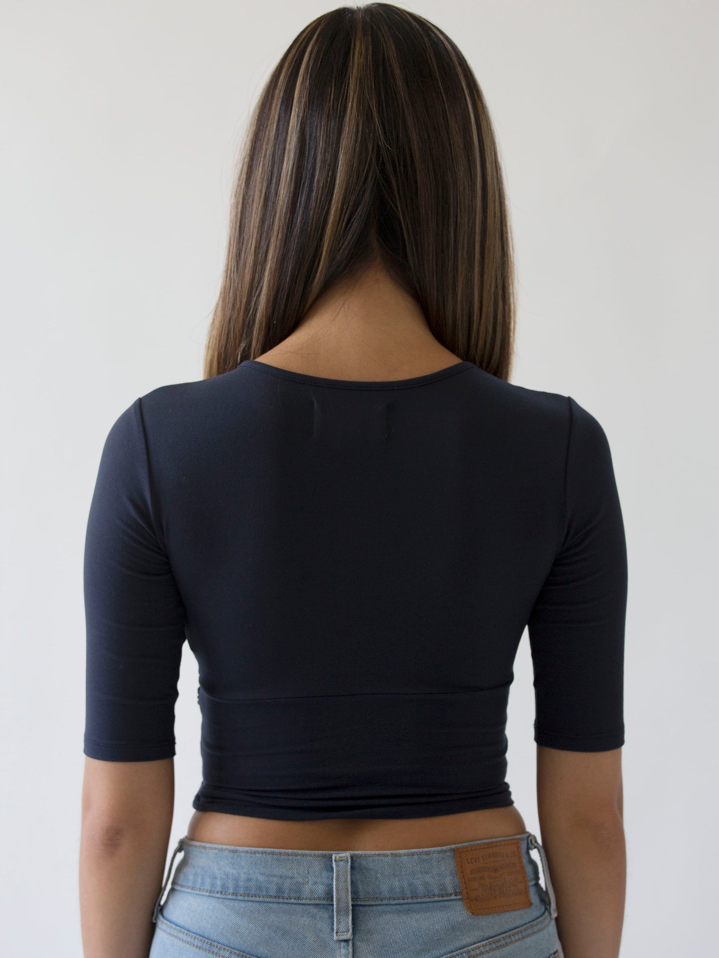 VALLE top - navy