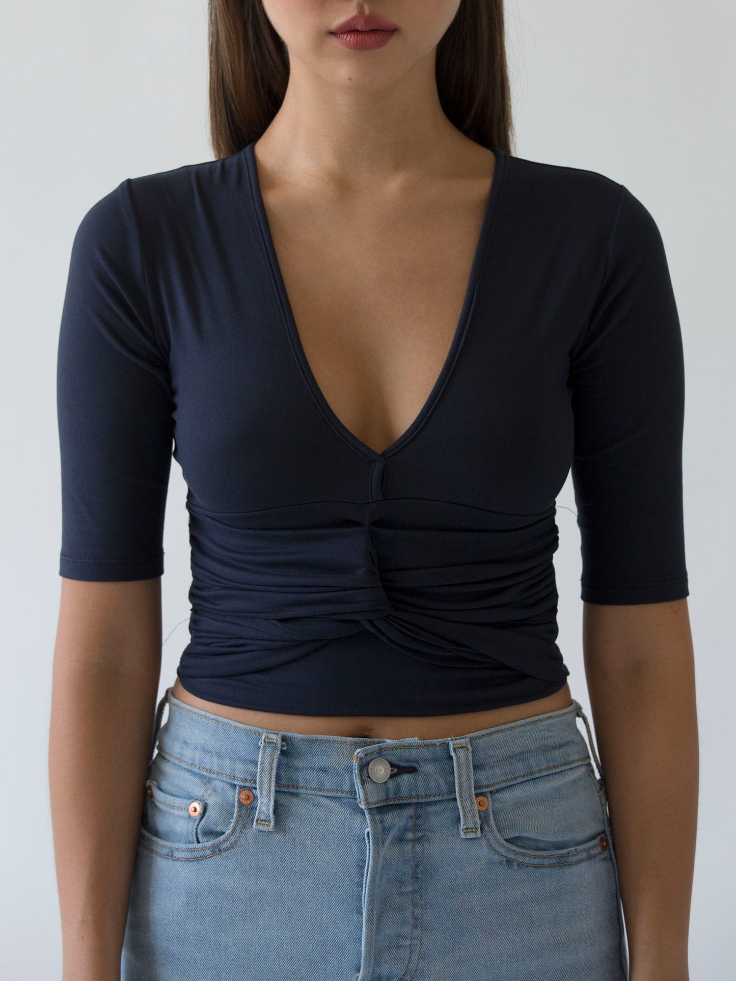 VALLE top - navy