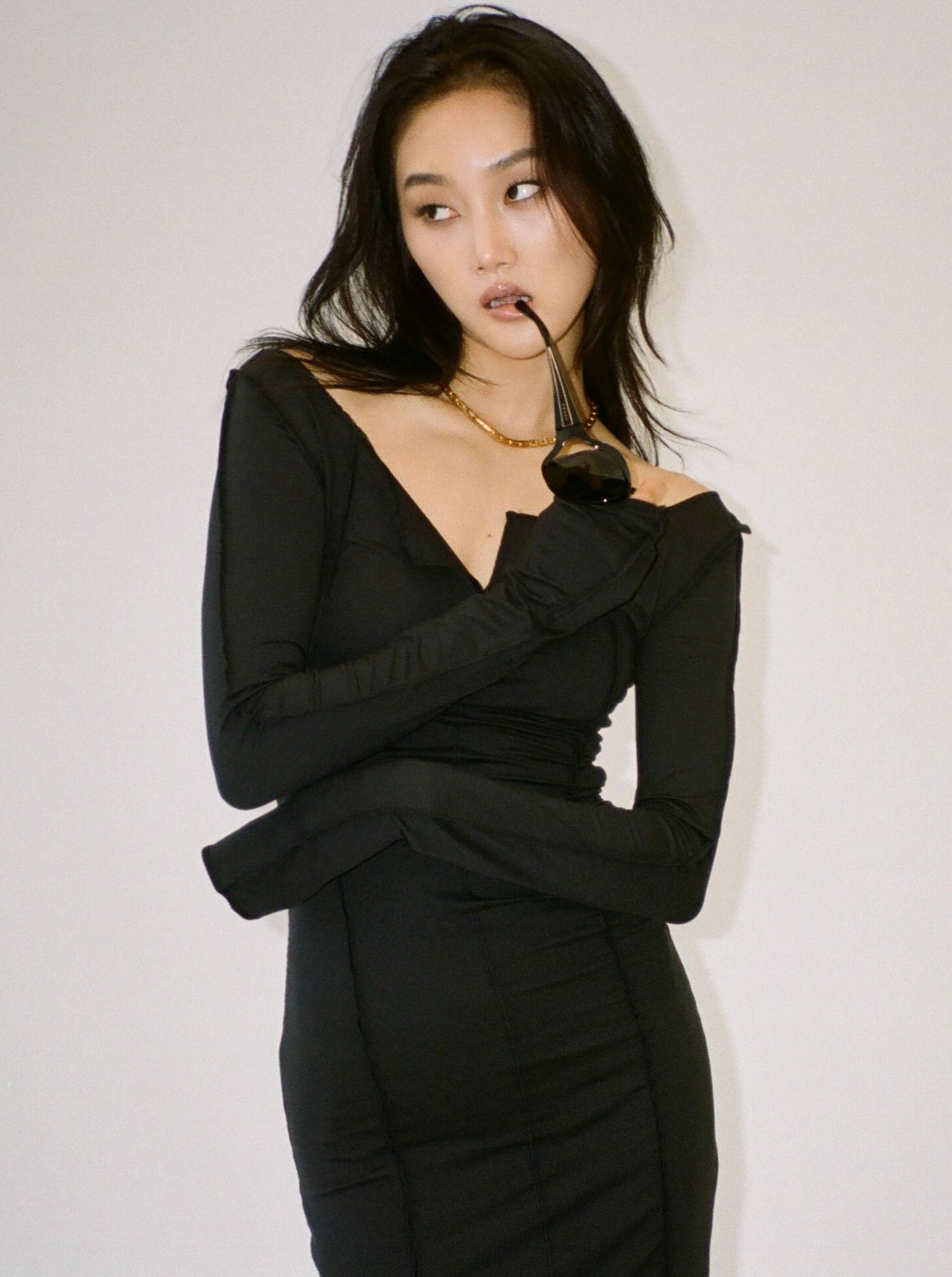 LAGOM LITE long dress - black