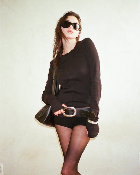 CAPAS long sleeve tee - Onyx *final sale*