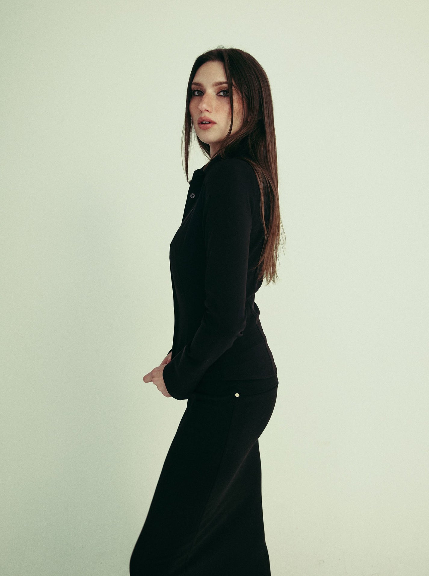 *sample sale* JANE skirt - onyx - uniform person