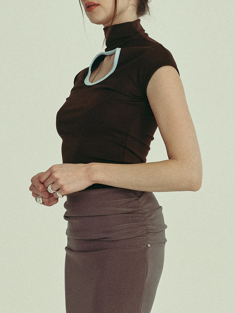 *sample sale* JANE skirt - mocha - uniform person