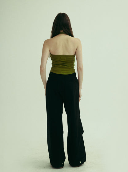 NORA halter top - matcha