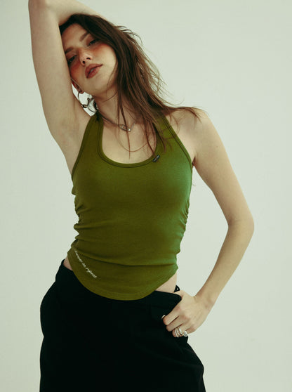 NORA halter top - matcha
