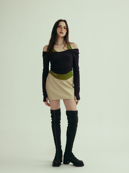 SARAH long sleeve tee - onyx