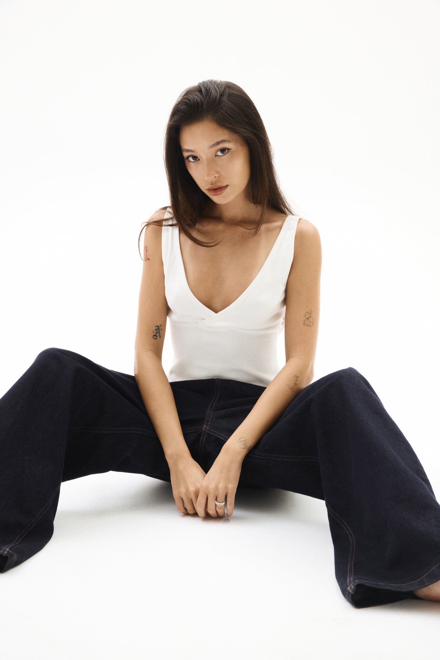 PERETTI TOP - cream - uniform person