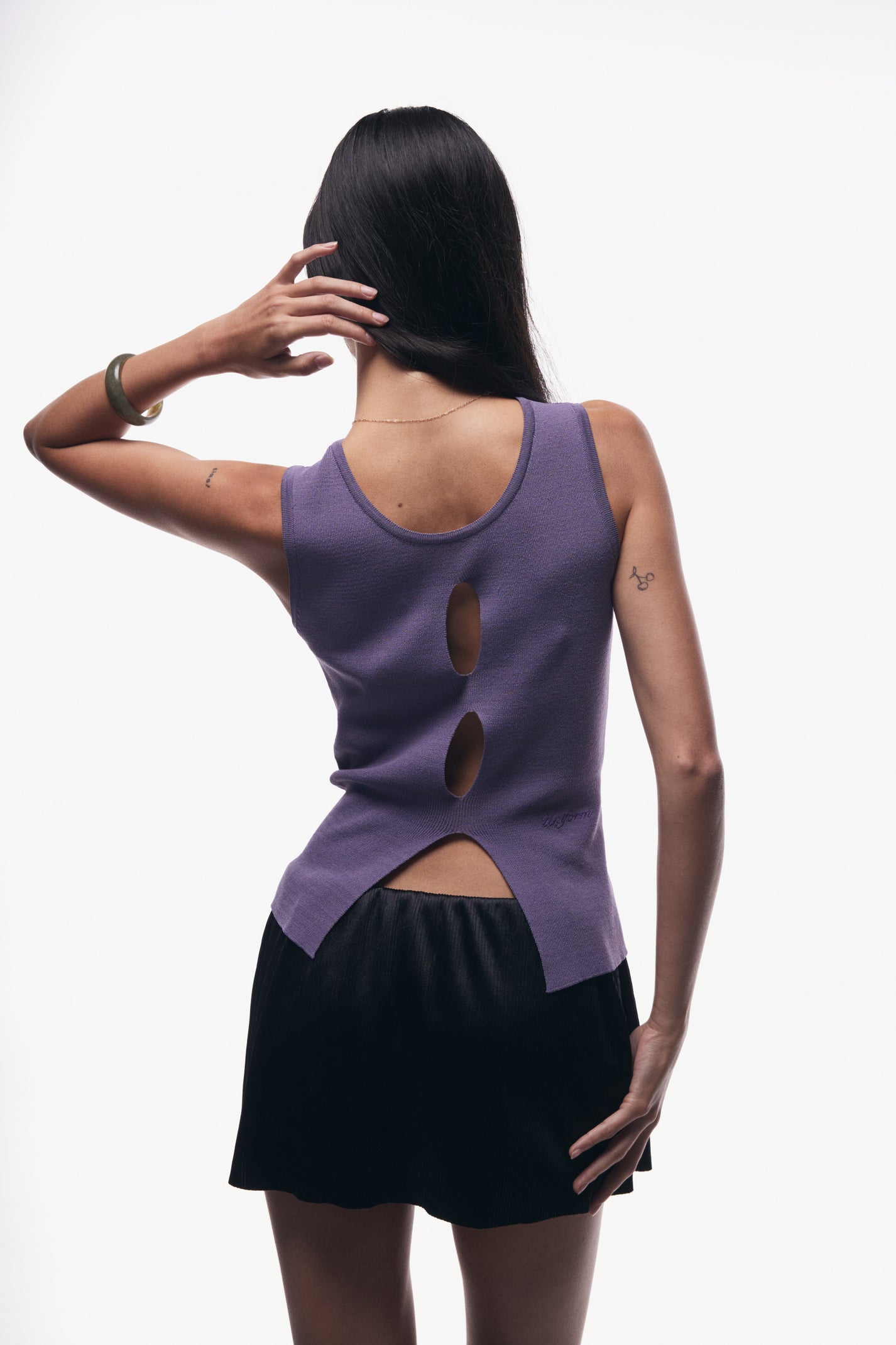 MATERA top - orchid purple - uniform person