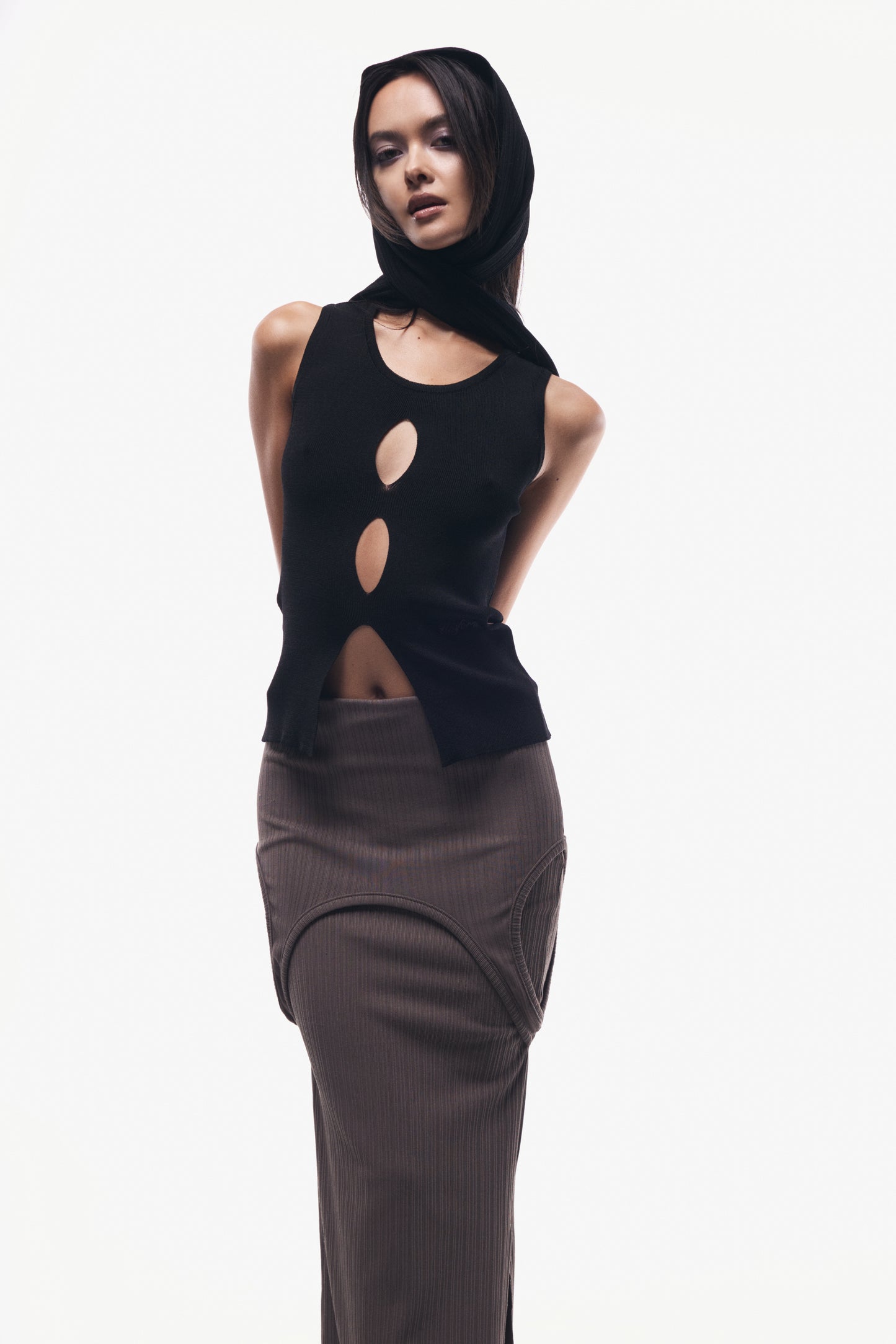 MATERA top - onyx