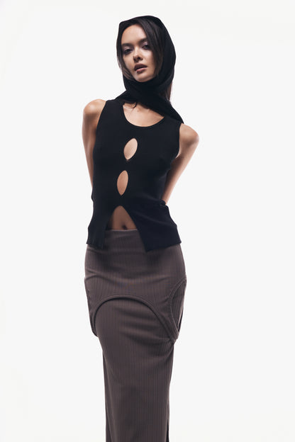 MATERA top - onyx