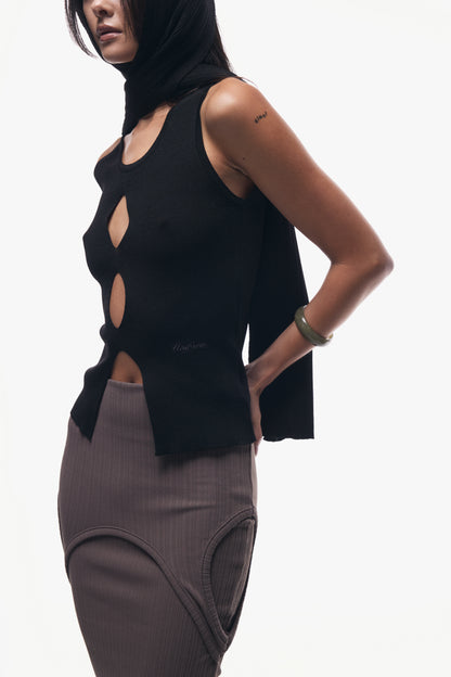 MATERA top - onyx