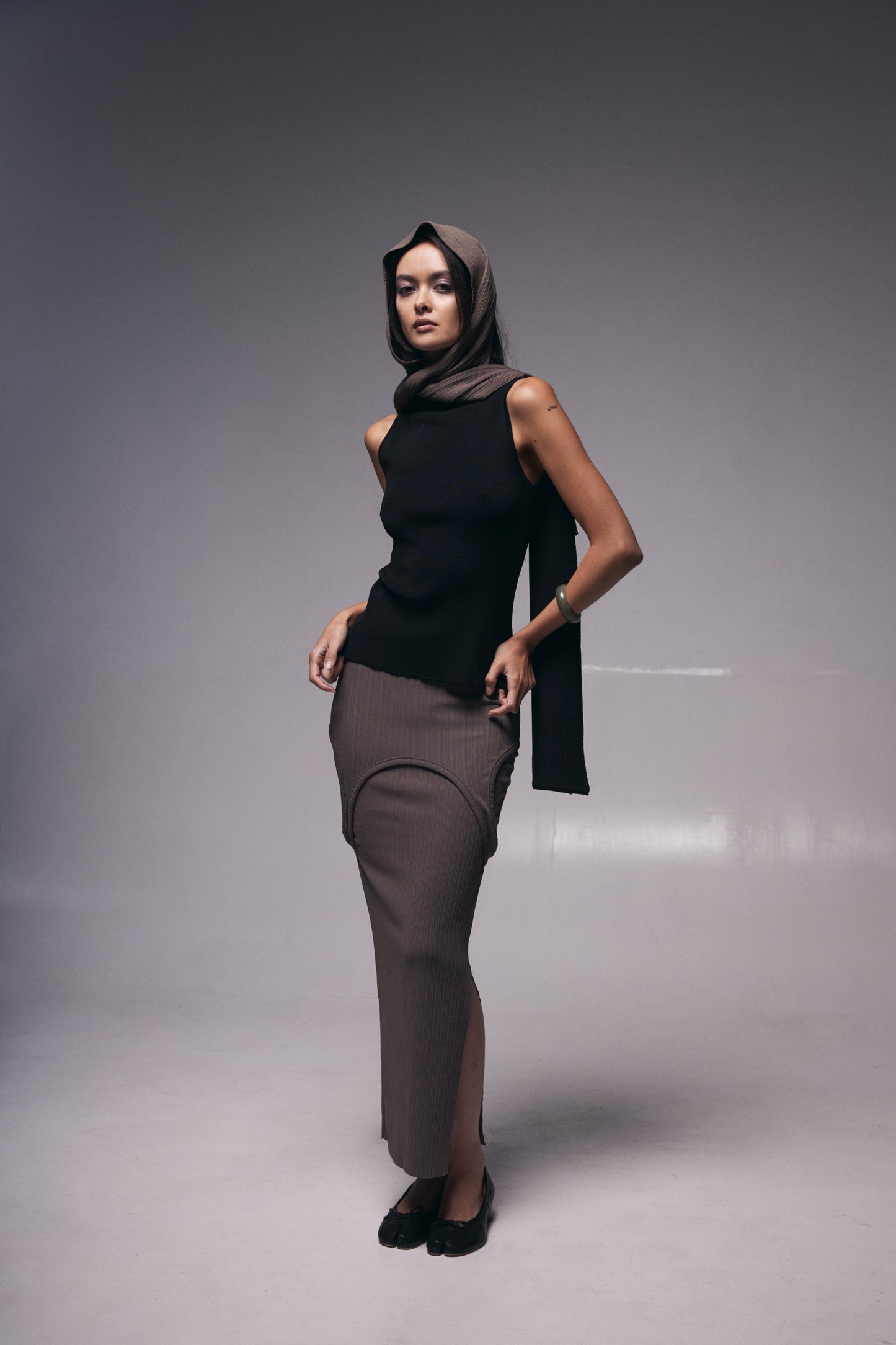 MATERA top - onyx