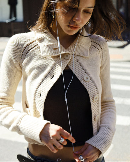 BONBON cardigan - cream