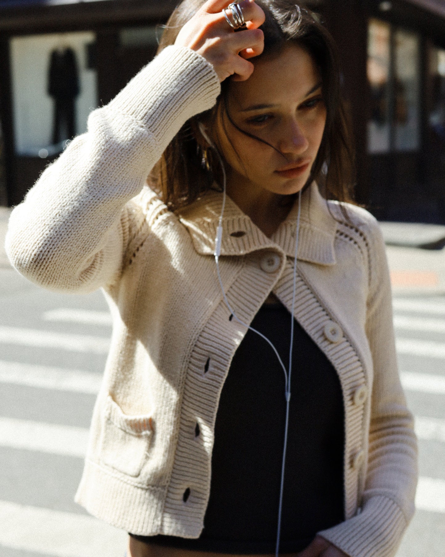 BONBON cardigan - cream