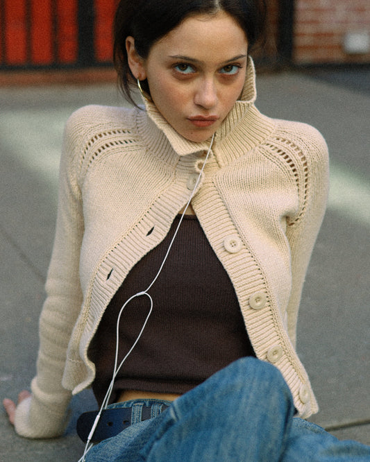 BONBON cardigan - cream